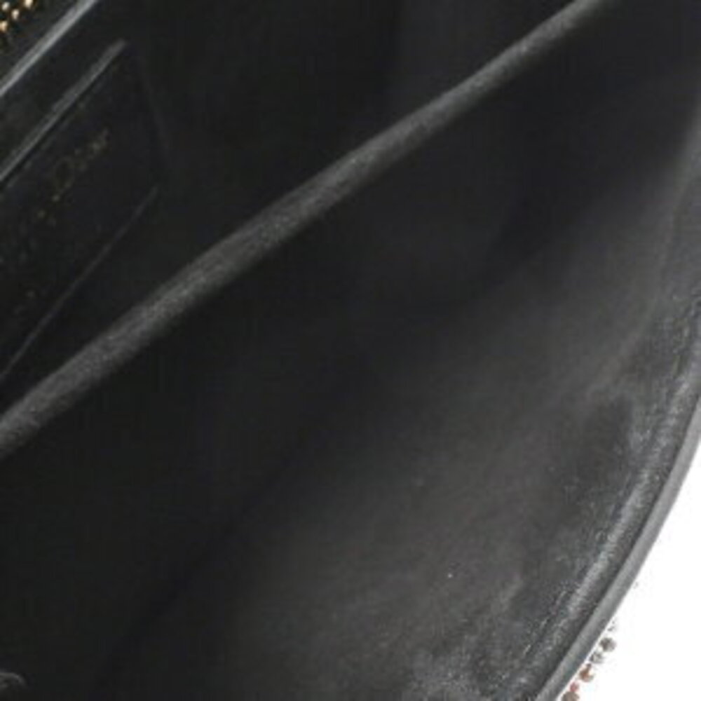 Dior Evolution Flap Chain Shoulder Bag Black Multicolor Leather Beads - Picture 11 of 13